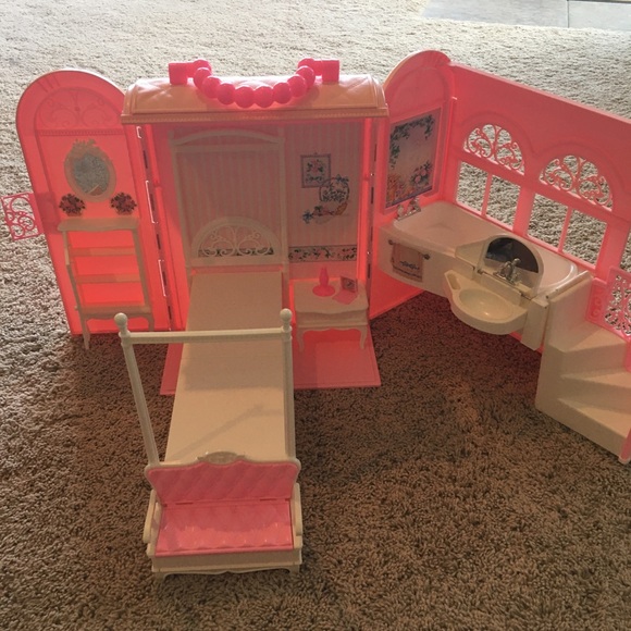 vintage barbie bed